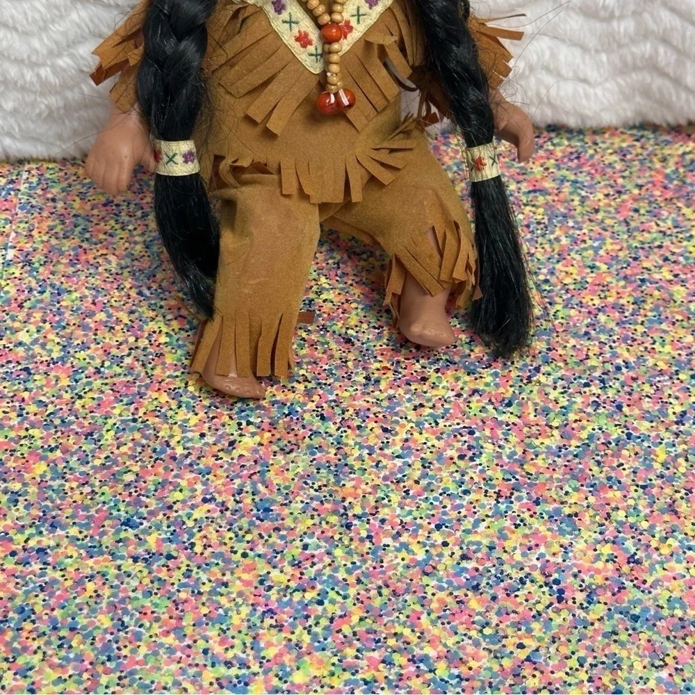 Goldenvale 1/2000 Porcelain Native American Sleeping Doll Maxine Collectors